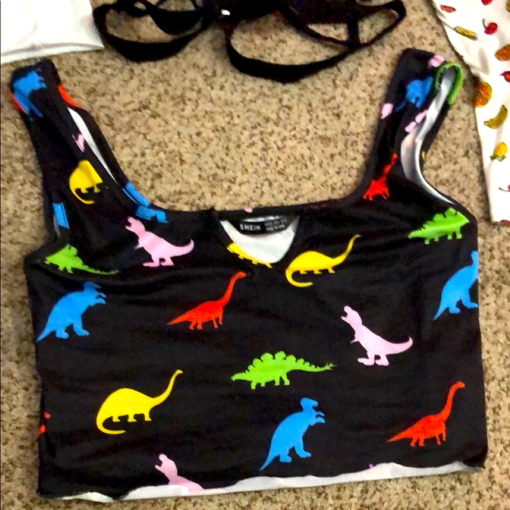 Dino crop top